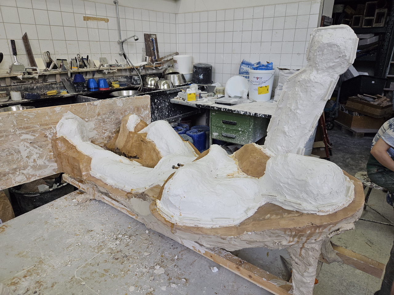 Grundierung Skulptur