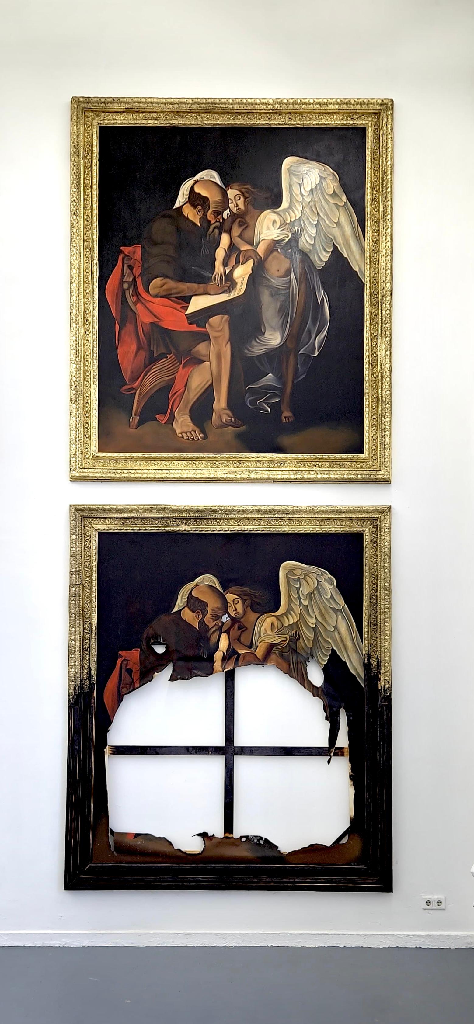 Caravaggio Rekonstruktion Matthäus und der Engel